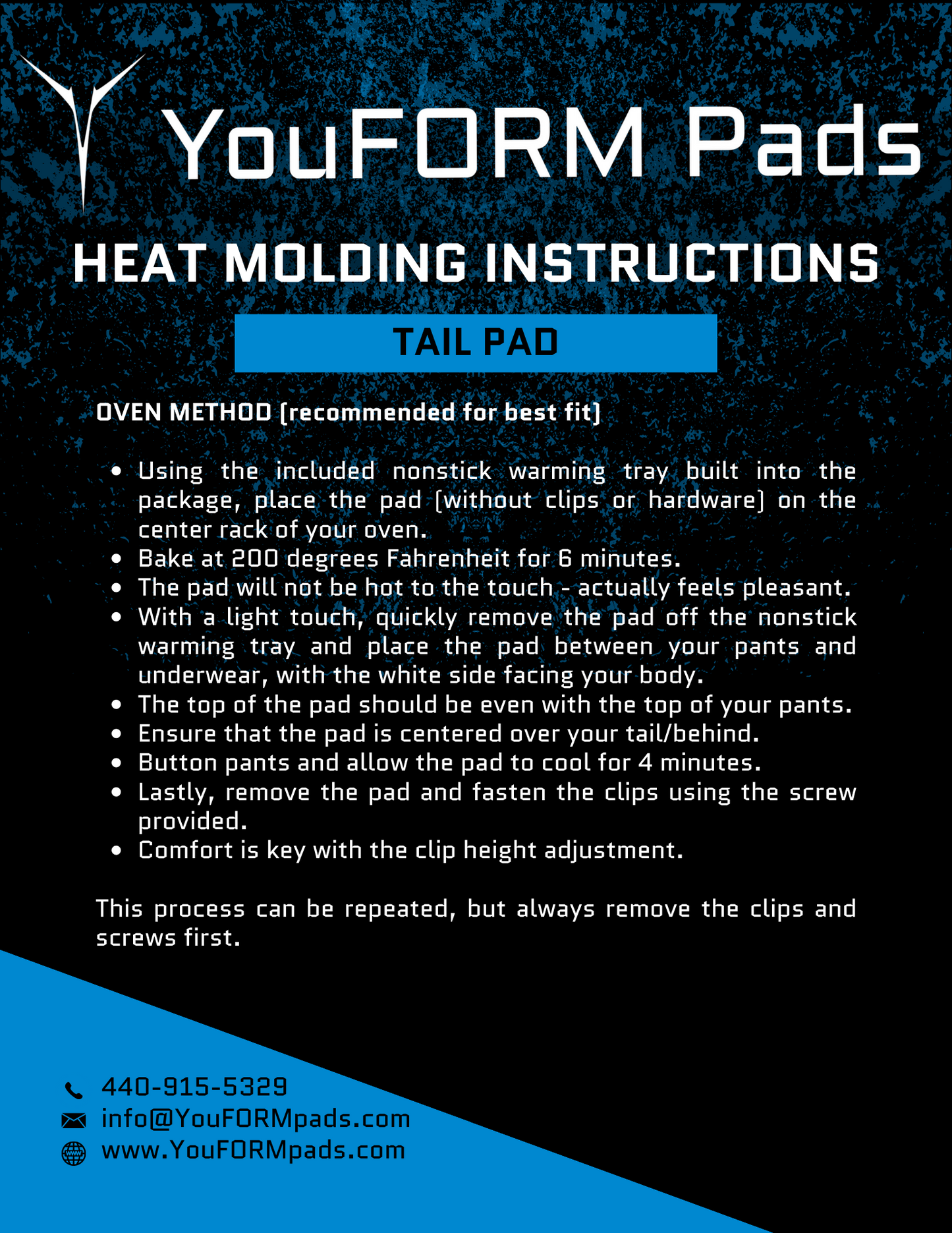 Slip in Tail Pad