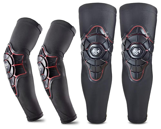 Shockproof Protection Motocross MX MTB Knee Pads Dirt Bike Off-Road Motorcycle Arm Sleeve Pads Moto Kneepads Elbow Brace S-XL