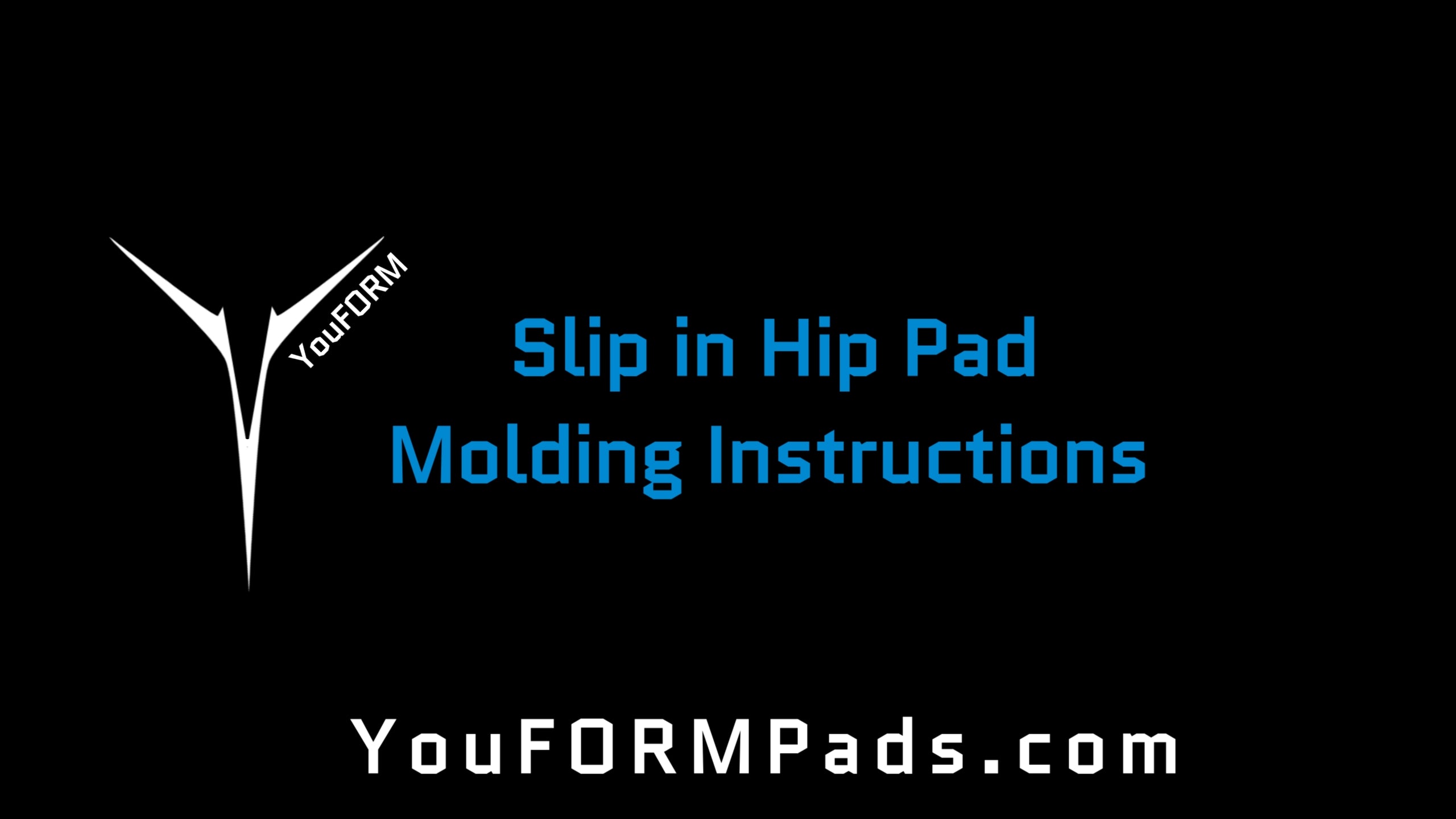 Load video: ﻿Heat Molding instructions for the YouFORM Slip in Hip Pad