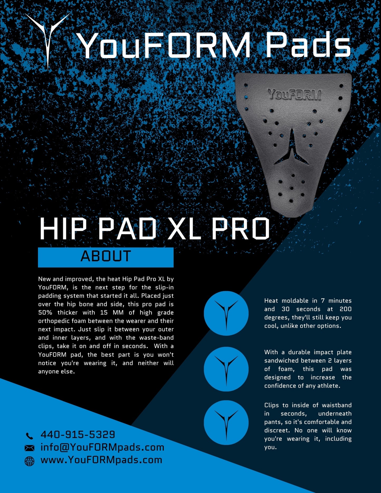 Hip Pad XL Pro